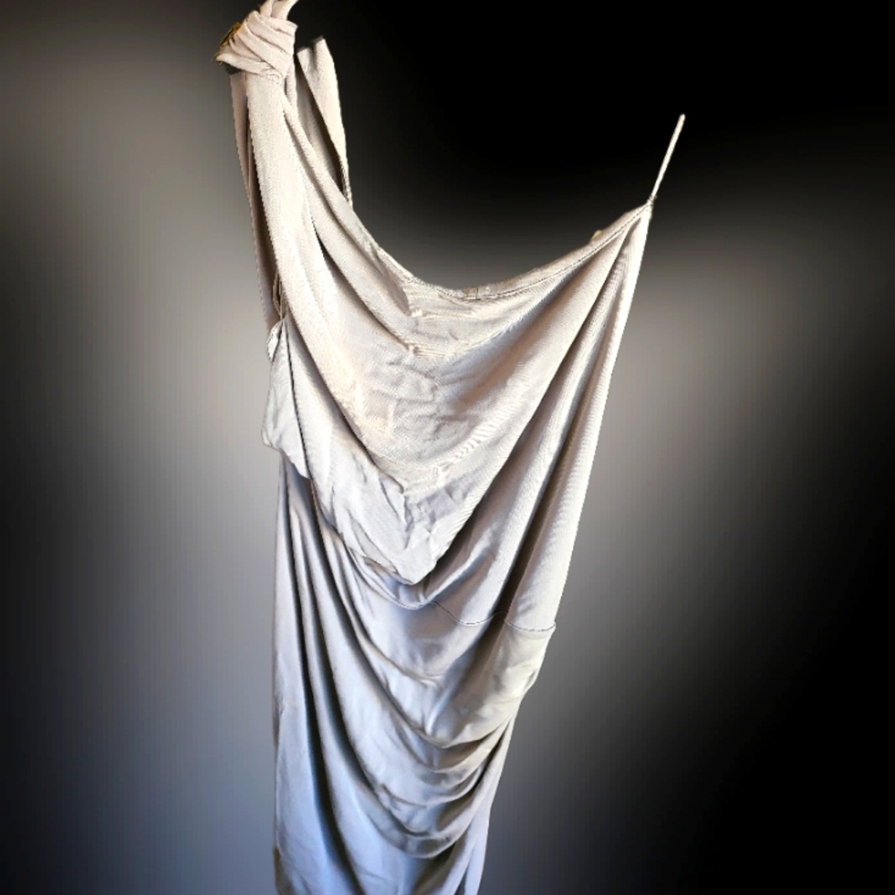 Gucci Gray Draped Dress